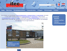 Tablet Screenshot of itecbreda.nl